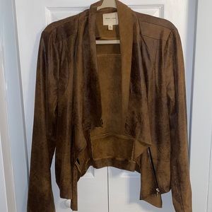 Silence + Noise Faux Leather Jacket